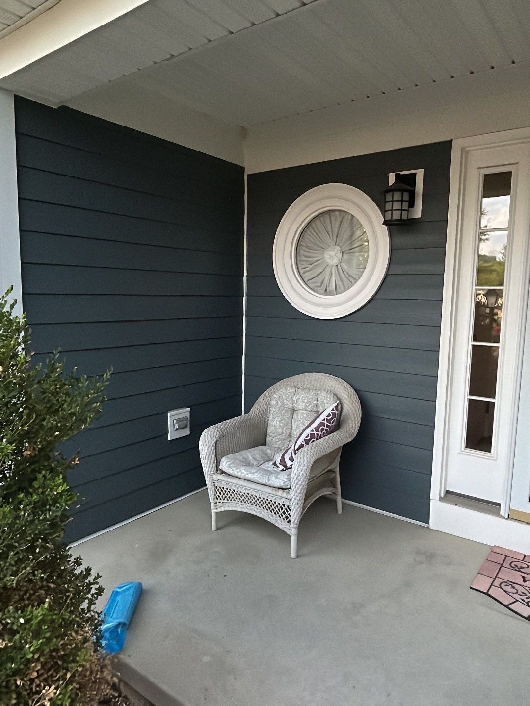 Big Fish Roofing Pittsburgh PA James Hardie siding porch detail residential home