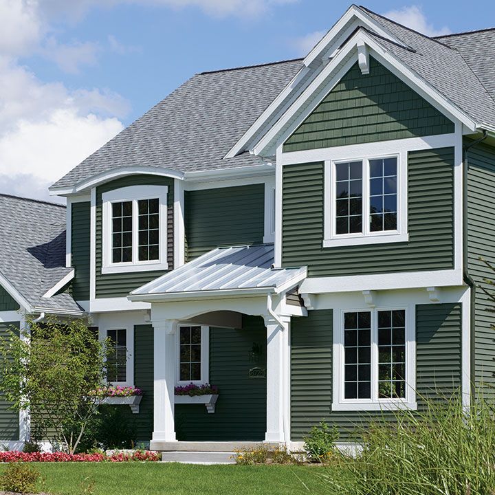 Vinyl Siding Lakeshore Fern Green Home - Big Fish Roofing Pittsburgh PA Big Fish Roofing Pittsburgh PA vinyl siding lakeshore fern green home residential siding